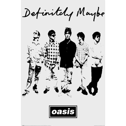 Oasis - Definitely Maybe Band Music Poster