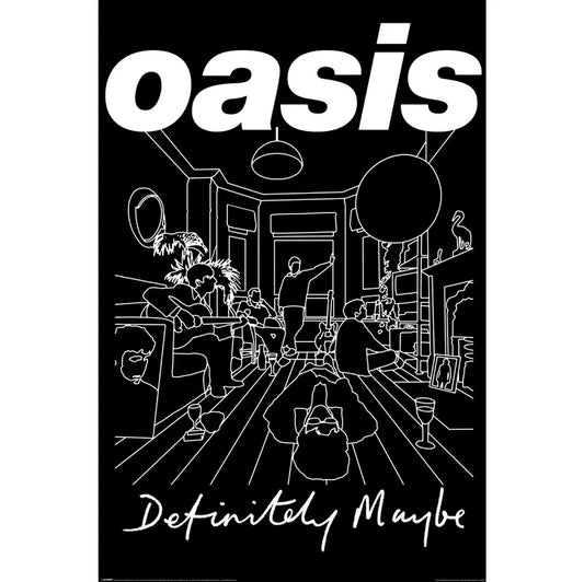 Oasis - Definitely Maybe Art Music Poster