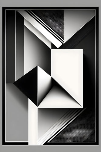 Origami - Abstract Art Poster - egoamo.co.za