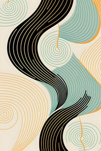 Oxbow - Abstract Art Poster