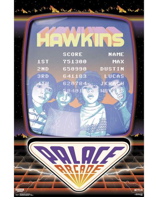 Stranger Things 2 - Palace Arcade Poster