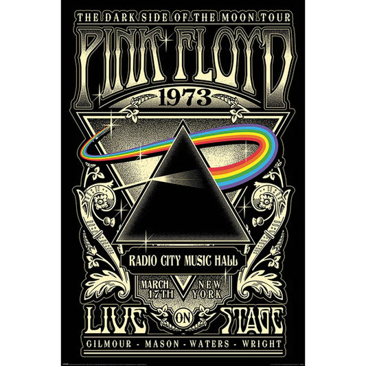 Pink Floyd - 1973 Dark Side of the Moon Tour Poster