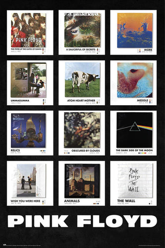 Pink Floyd Covers Poster