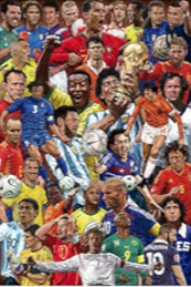 Legendary Footballers Poster