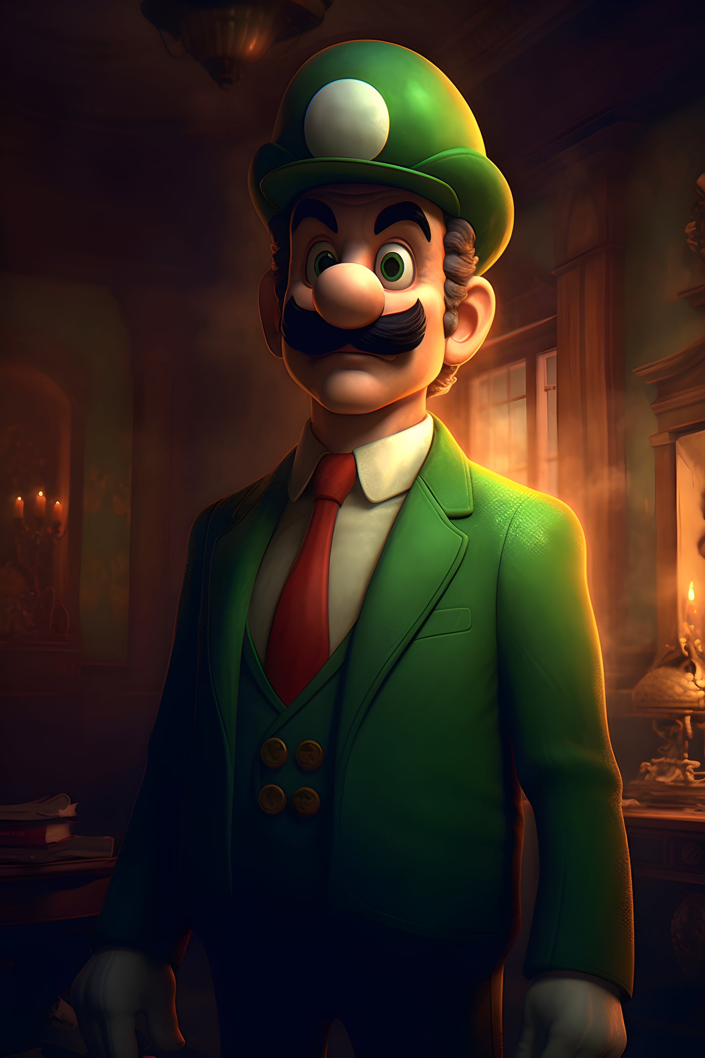 Super Mario 21 Digital Art Gaming Poster