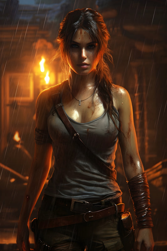 Tomb Raider 4 Digital Art Gaming Poster