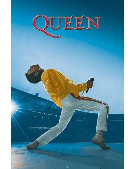 Queen (Live at Wembly) Red Maxi Poster