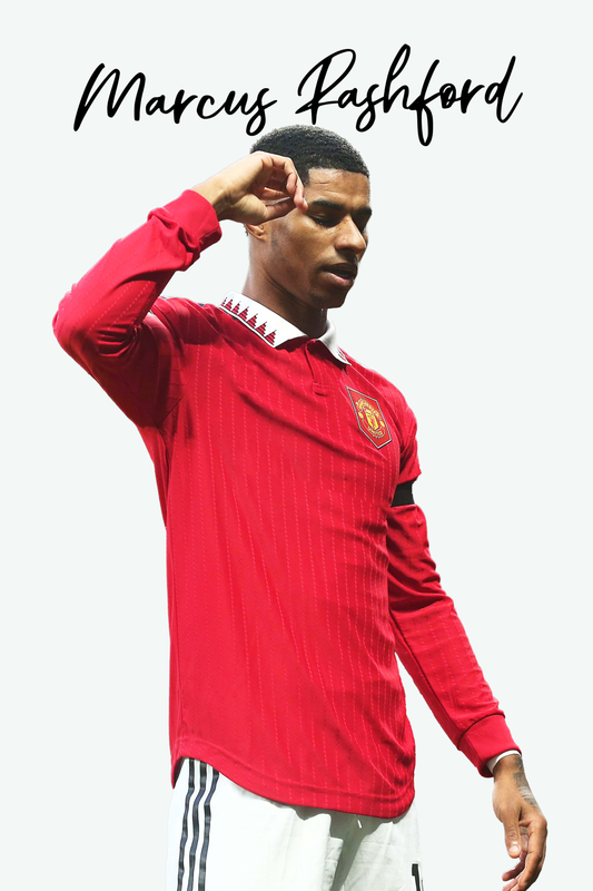 Marcus Rashford - Man Utd 1 Digital Art Football Poster