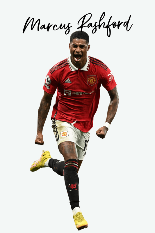 Marcus Rashford - Man Utd 2 Digital Art Football Poster