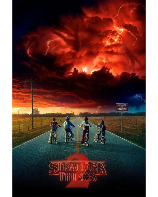Stranger Things: Season 2 Red Cloud Poster