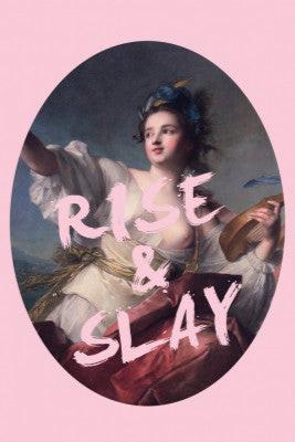 Rise and Slay Abstract Poster Egoamo posters