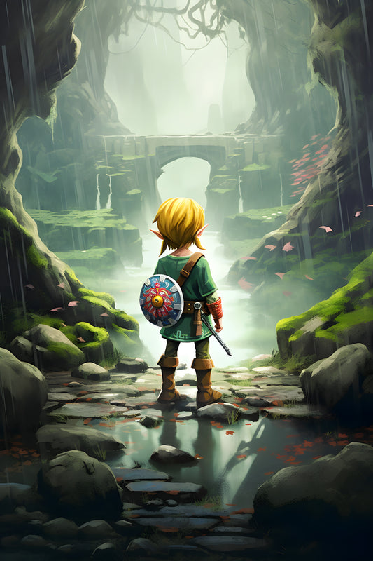 Legend of Zelda 6 Digital Art Gaming Poster