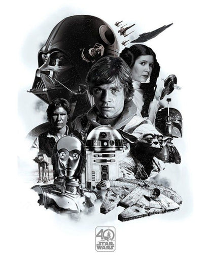 Star Wars - 40th Anniversary Poster