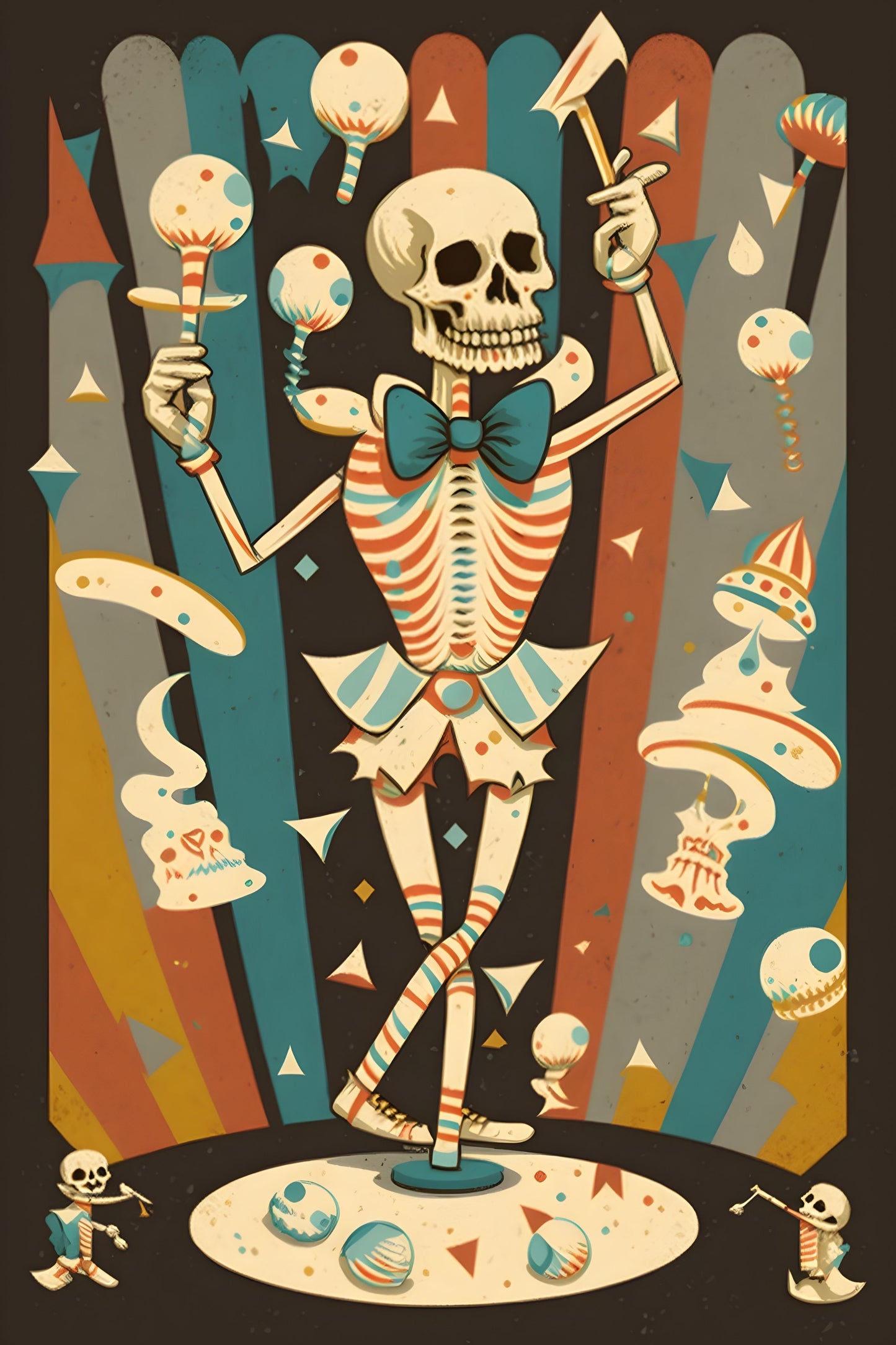 Skull 20 Digital Art Poster