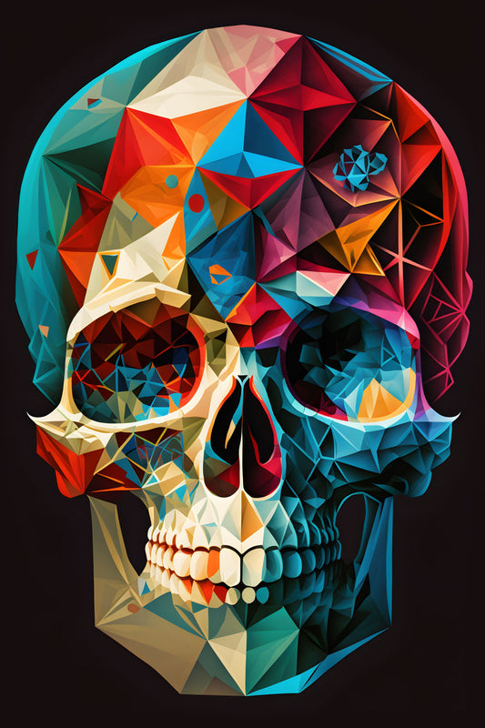 Skull 5 Digital Art Poster