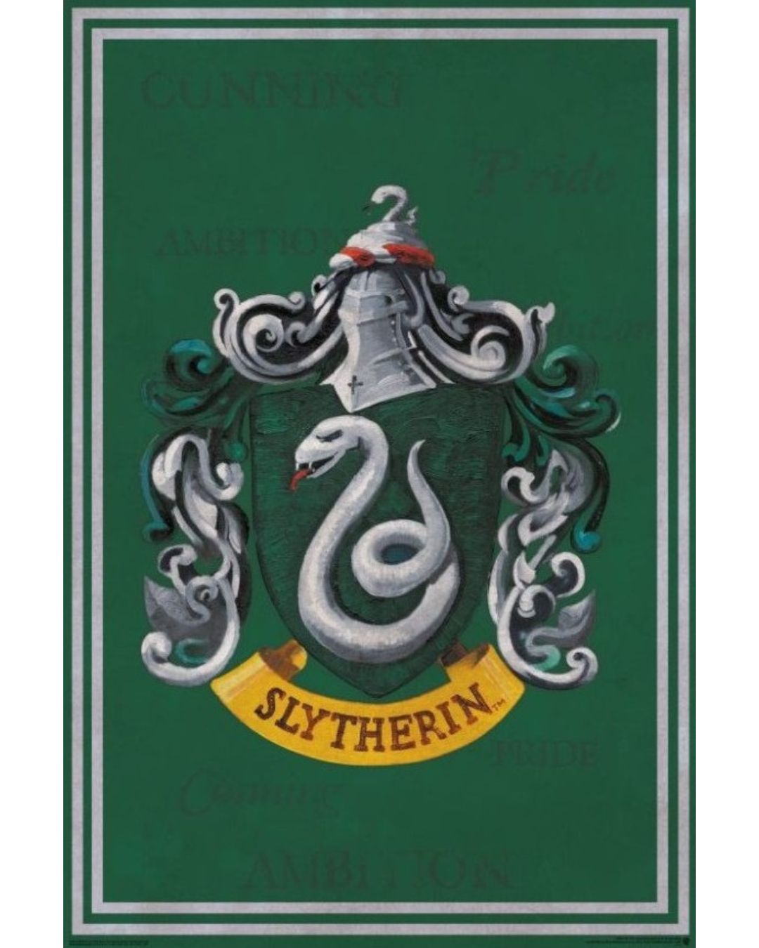 Harry Potter (Slytherin Crest) Poster