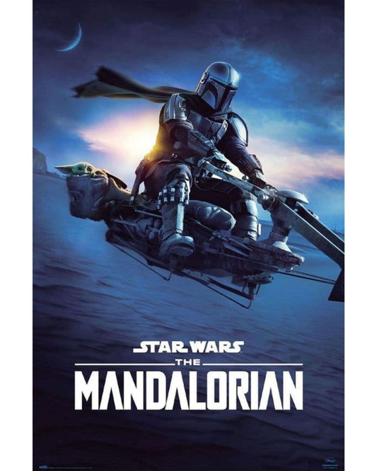 Star Wars The Mandalorian Speeder Bike 2 Maxi Poster