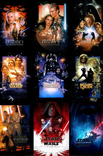 Starwars Skywalker Saga Poster - egoamo posters