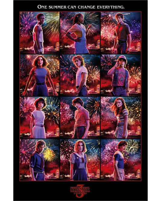 Stranger Things Season 3 - One Summer Poster