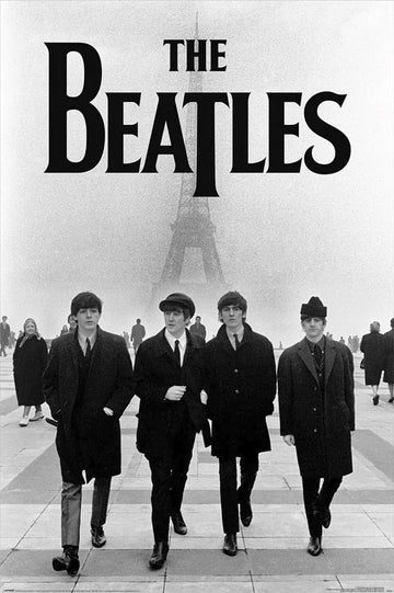 The Beatles - Eiffel Tower Poster