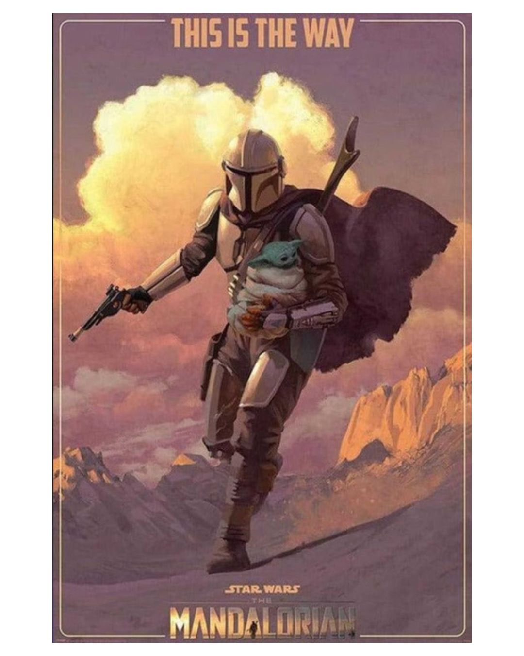 Star Wars: The Mandalorian On the Run Poster