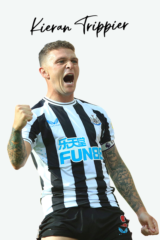 Kieran Trippier - Newcastle 1 Digital Art Football Poster