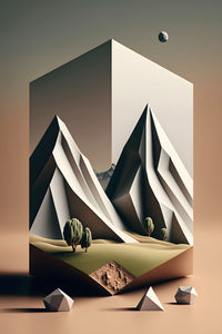 Twin Peaks - Abstract Art Poster - egoamo.co.za