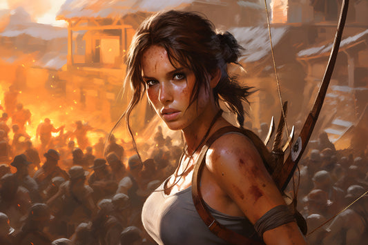 Tomb Raider 5 Digital Art Gaming Poster