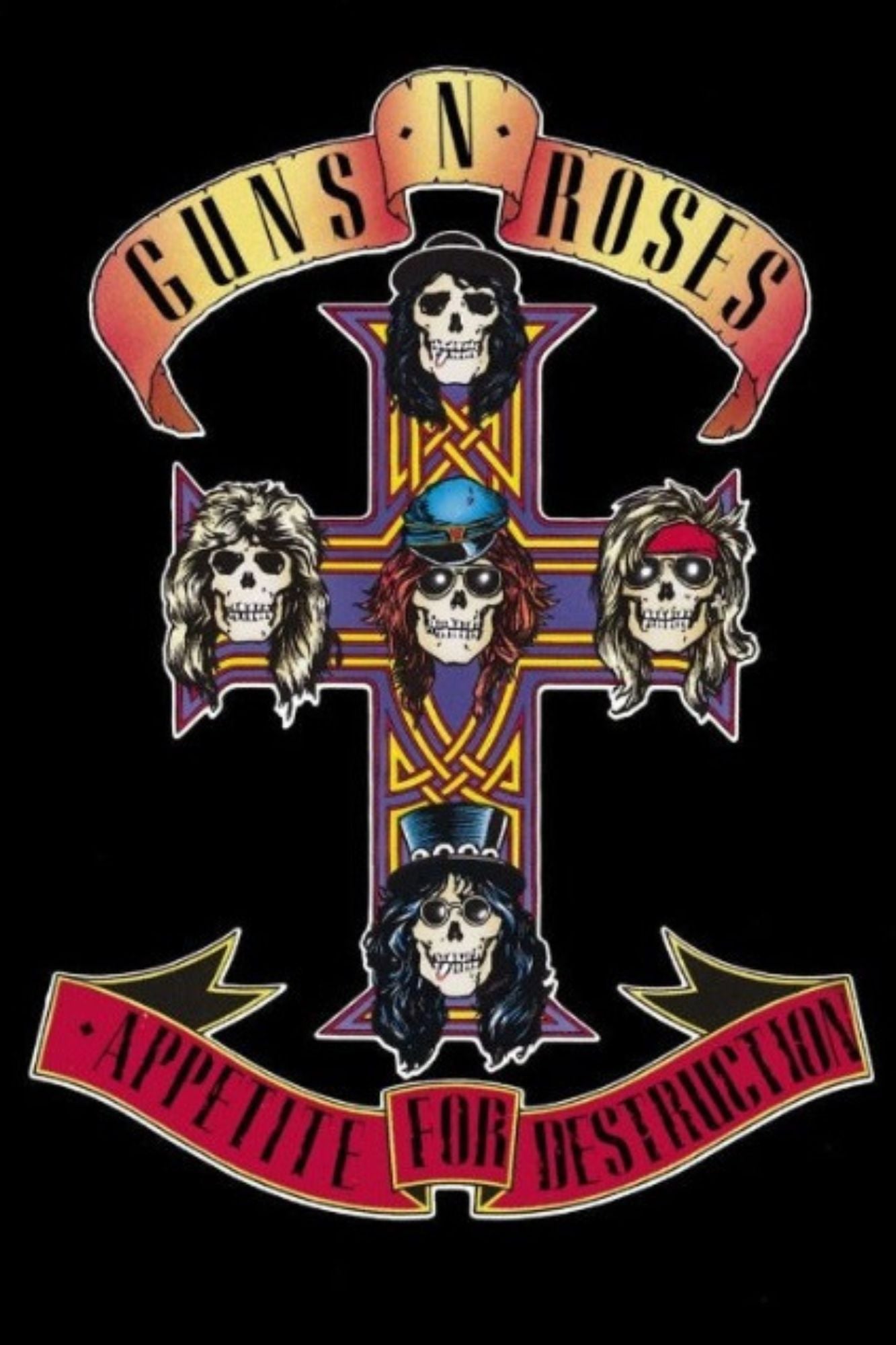 Guns n Roses Appetite For Destruction Poster
