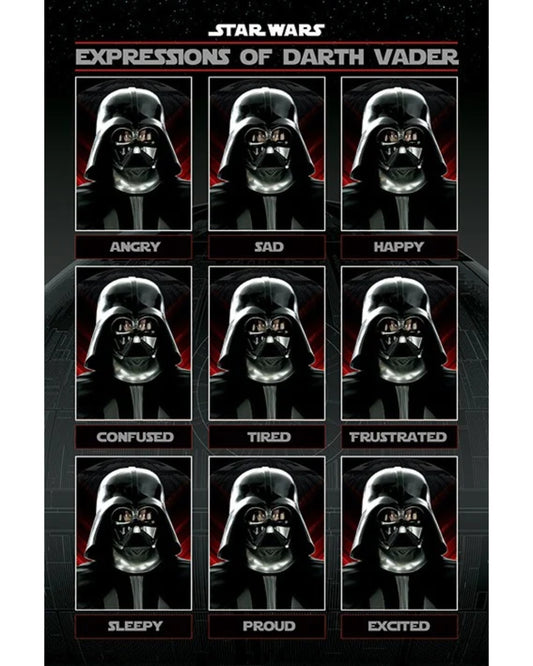 Star Wars - Darth Vader - Expressions - Poster