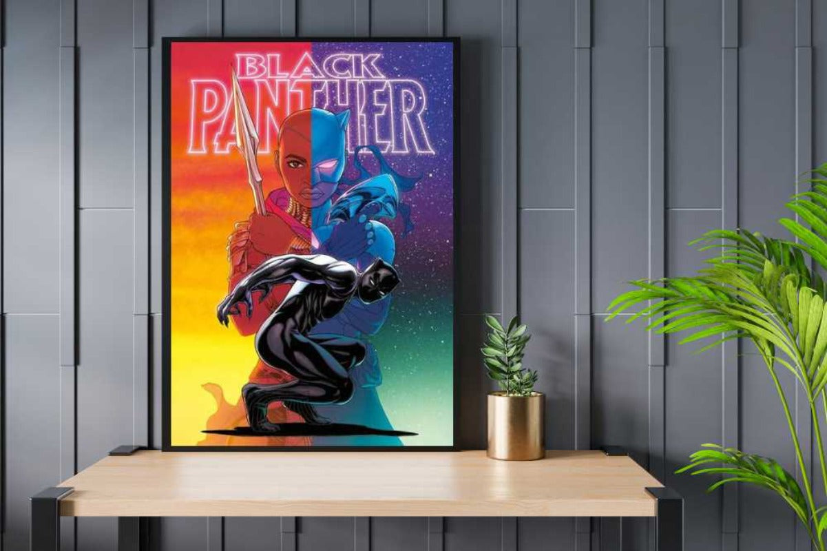 Black Panther - Wakanda Forever - room mockup - egoamoposters