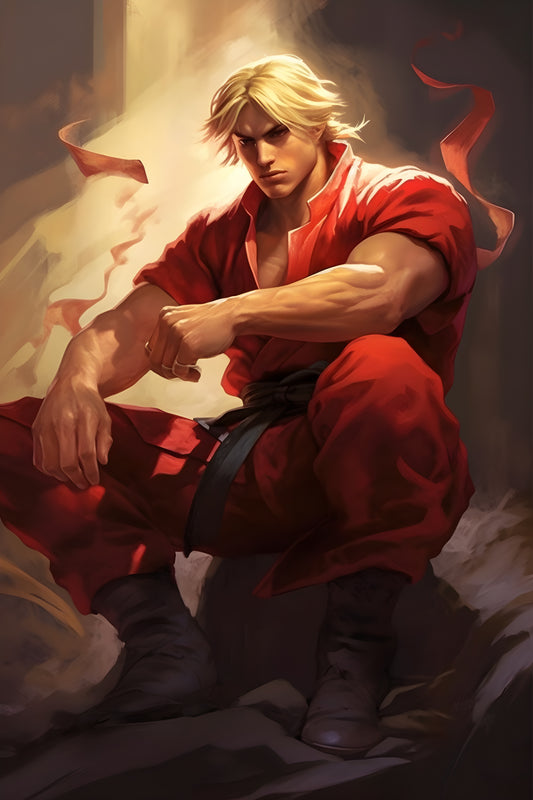 Street Fighter 7 Digital Art Gaming Poster