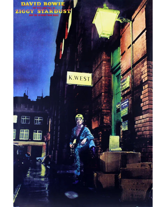 Ziggy Stardust Album Cover - David Bowie Poster
