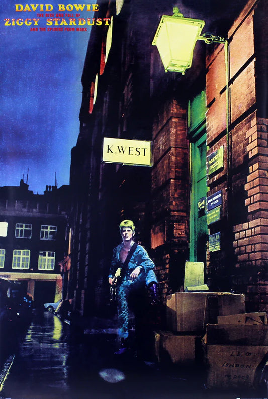 Ziggy Stardust Album Cover - David Bowie Poster