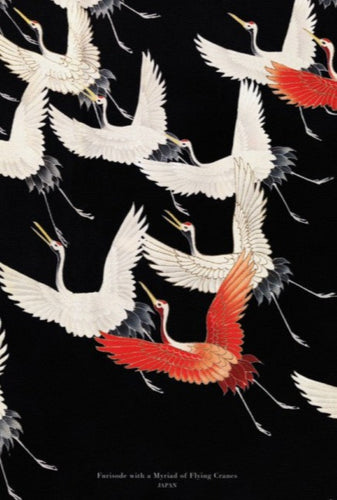 Furisode With A Myriad Of Flying Cranes