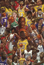 Basketball Superstars Poster