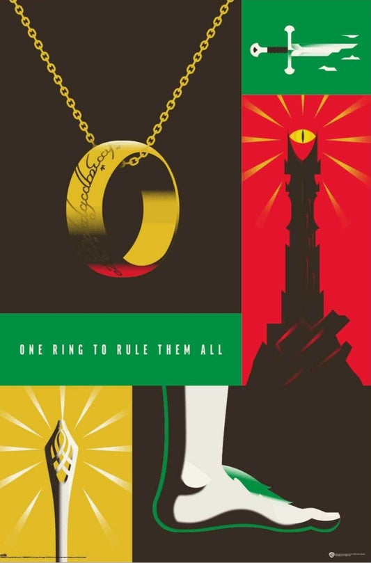 Lord of the Rings - WB 100 Year Anniversary Poster