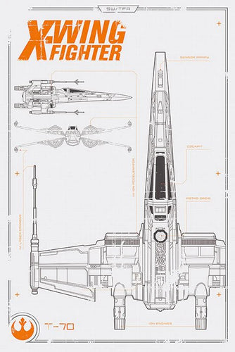 Star Wars X-Wing Fighter - Maxi Poster