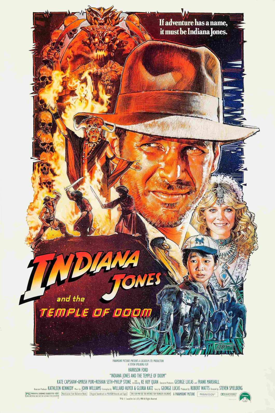 Indiana Jones and the Temple of Doom Poster - egoamo.co.za