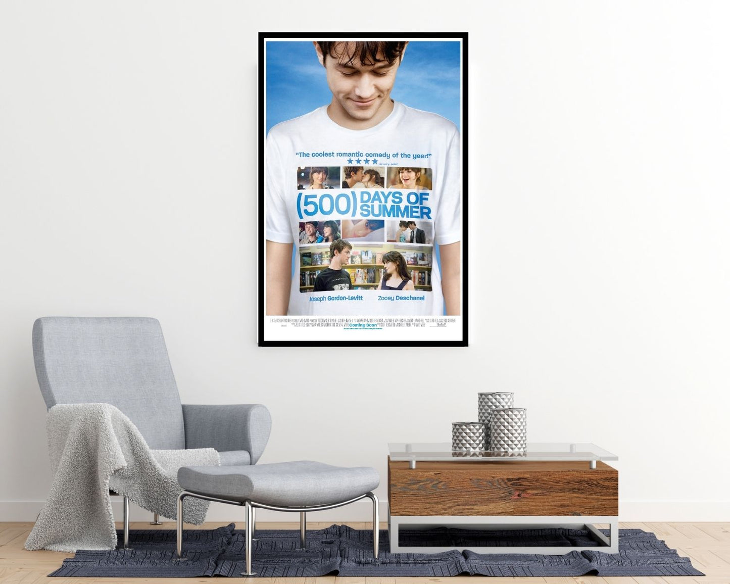 500 days of Summer Movie poster - room mockup - egoamo posters