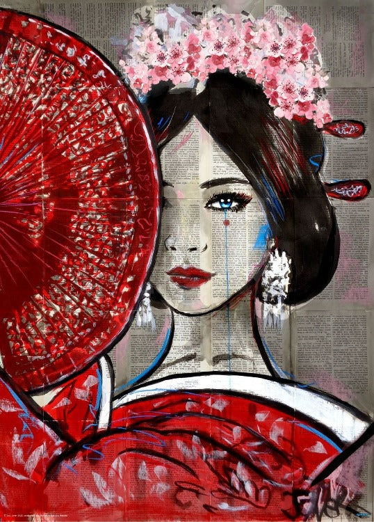 Loui Jover Akai Art Print - egoamo.co.za