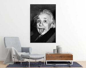 Albert Einstein Photography poster egoamo posters room mock up