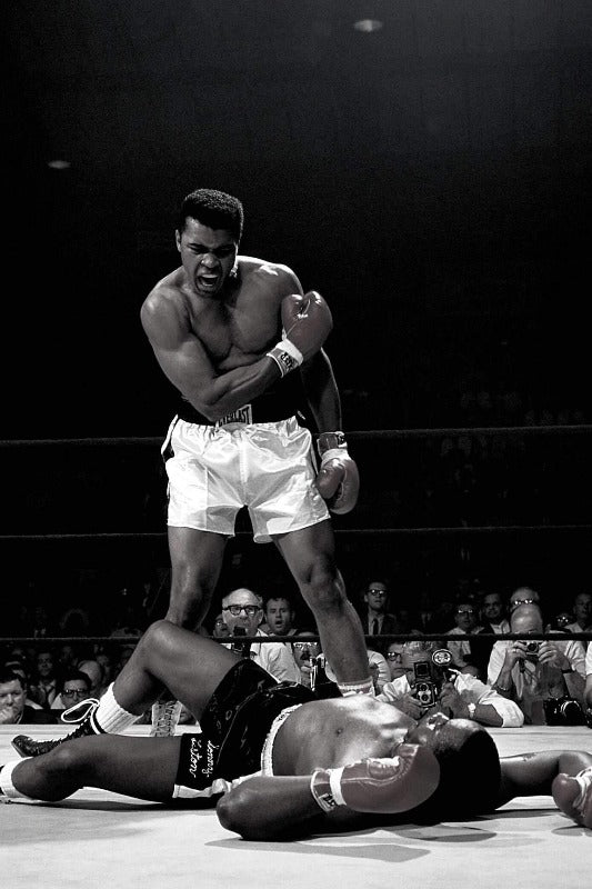 Mohammad Ali v Sonny Liston Boxing Poster - egoamo posters