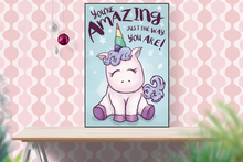 You're AMAZING unicorn poster - egoamo.co.za