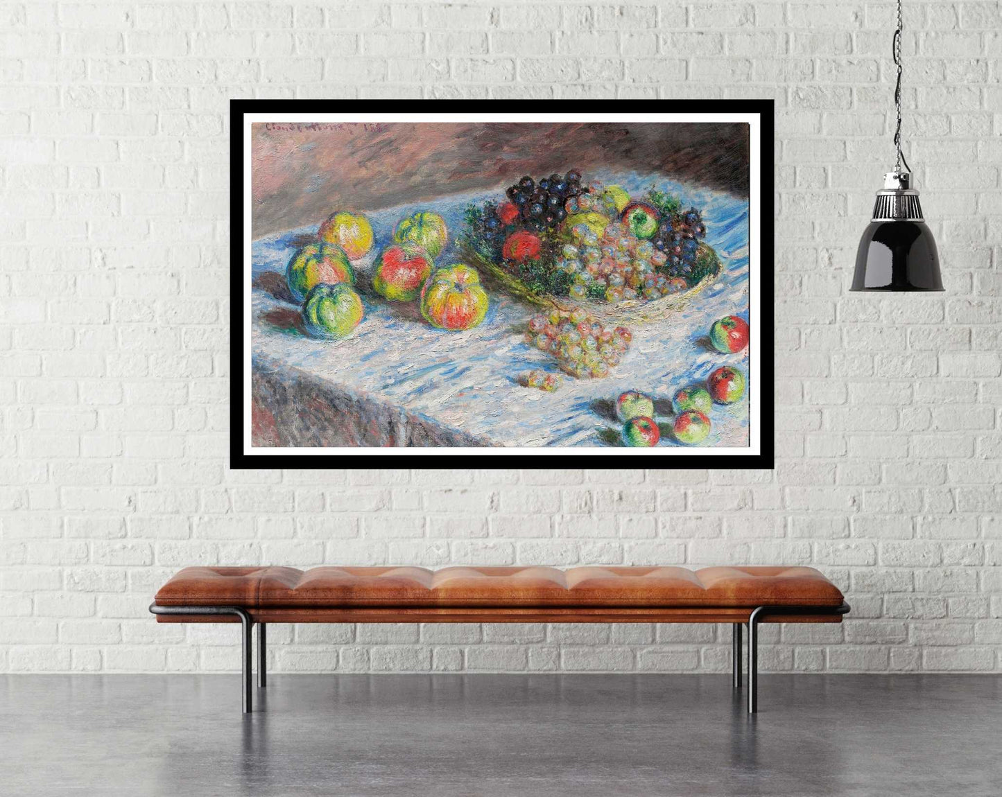 Appleas and Grapes - room mockup - egoamo poster