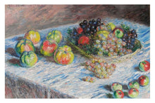 Claude Monet - apples and Grapes - art poster- egoamo posters