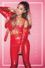 Ariana Grande Red Leather Poster - egoamo.co.za