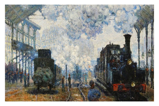 Arrival of the Normandy Train (1877) - egoamo posters