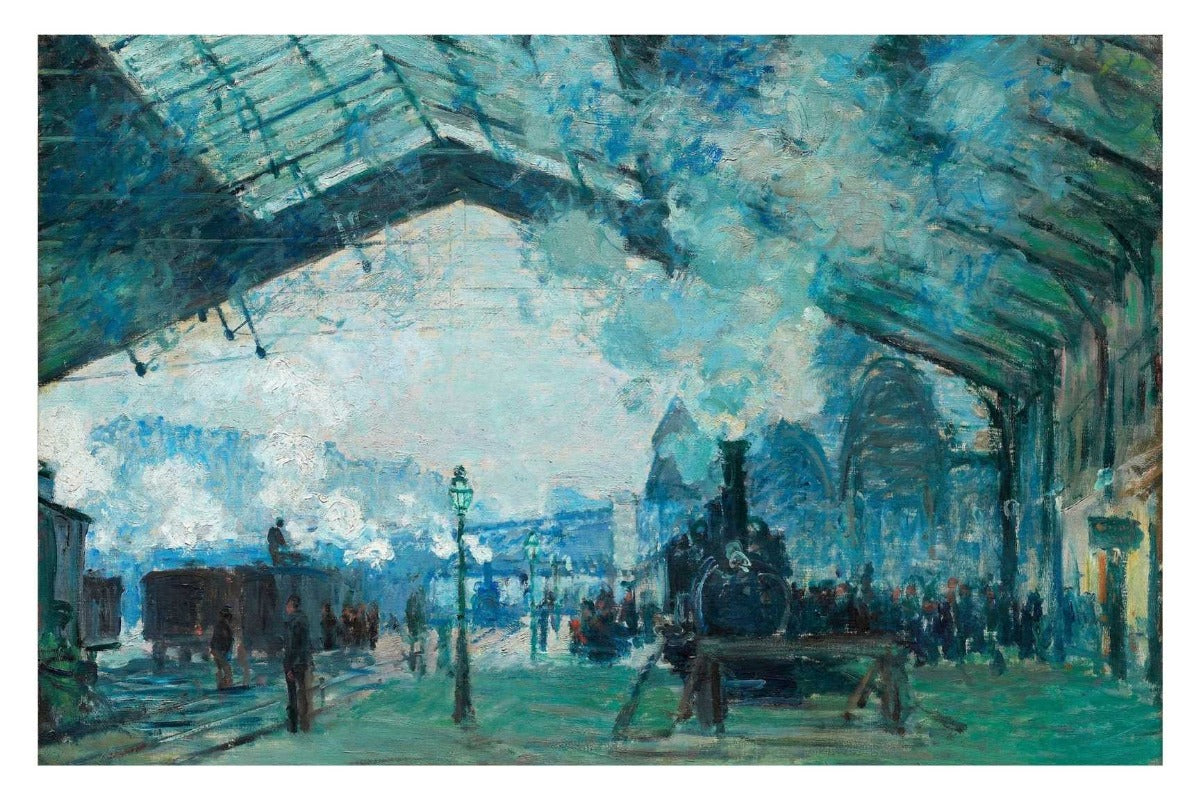 Arrival of the Normandy Train, Gare Saint-Lazare by Claude Monet - Art