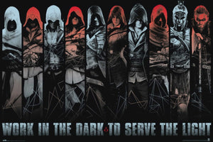 Assassins Creed Work in the Dark Poster - egoamo posters